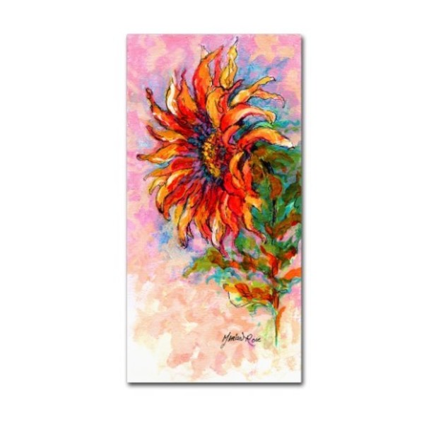 Trademark Fine Art Marion Rose 'Wcsk Sunflower' Canvas Art, 24x47 ALI15267-C2447GG